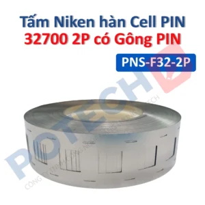 Kẽm hàn mạ Niken Cell PIN 32700 2P loại có gông dày 0.2mm