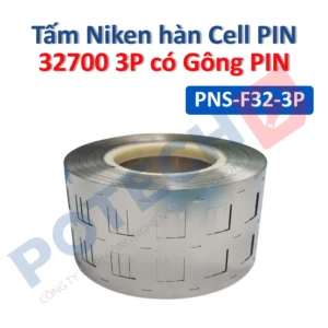 Kẽm hàn mạ Niken Cell PIN 32700 3P loại có gông dày 0.2mm